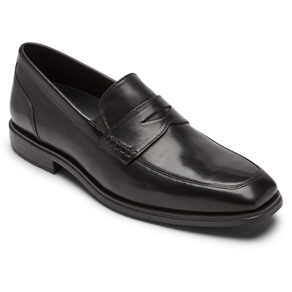 Rockport Mens Dres Sports Business 2 Penny - Loafers Black - UFM912780